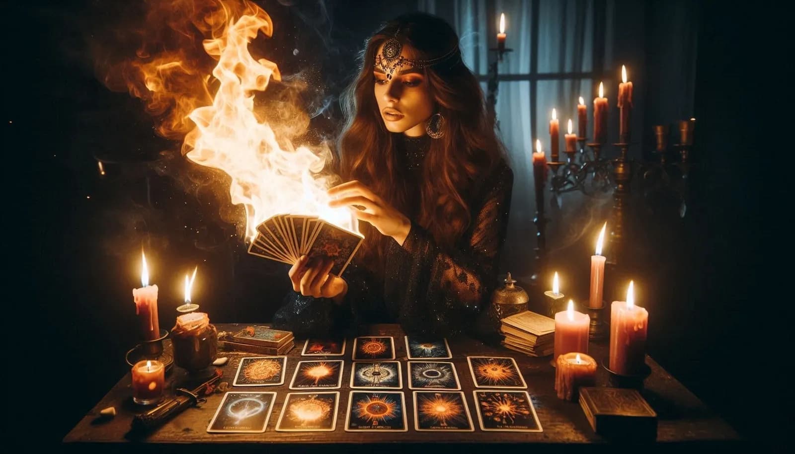 taróloga mostrando que o tarot é perigoso