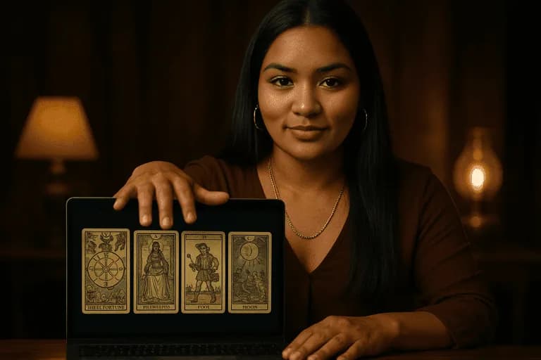 Consultas online com cartas do baralho cigano