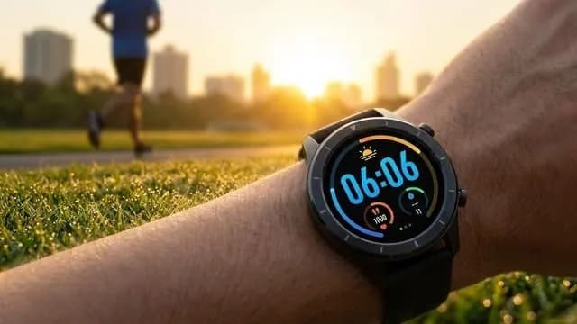 Horas iguais 06:06 em relógio smarth