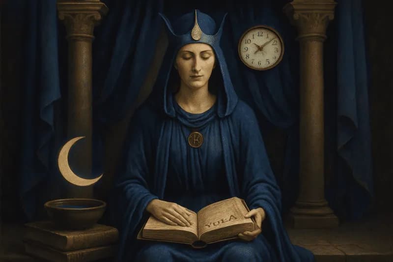 A sacerdotisa do tarot e sua relação com as horas iguais