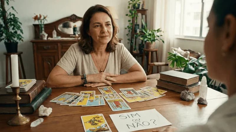 Perigos do tarot do sim ou não